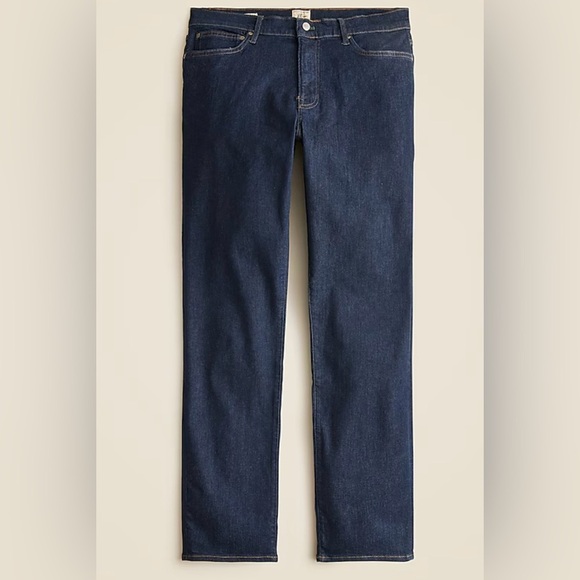 NWOT Men’s J Crew 1040 Athletic-Fit Relaxed Jean In Stretch Dark Japanese Denim - Picture 1 of 8